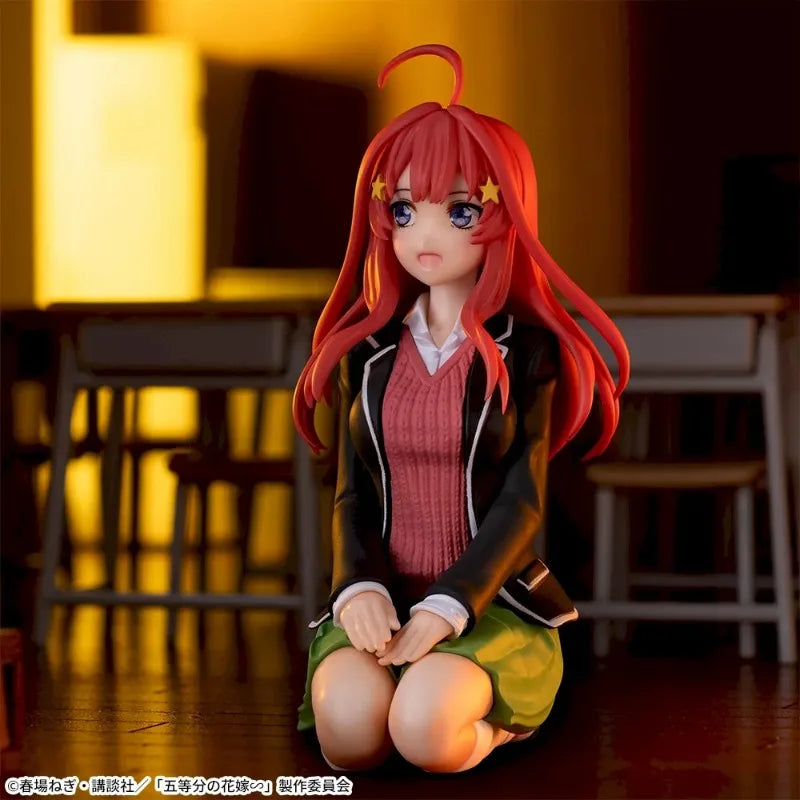 SEGA Genuine Premium The Quintessential Quintuplets Anime Character Nakano Miku Kids Christmas Gift Collection Action Toys Model