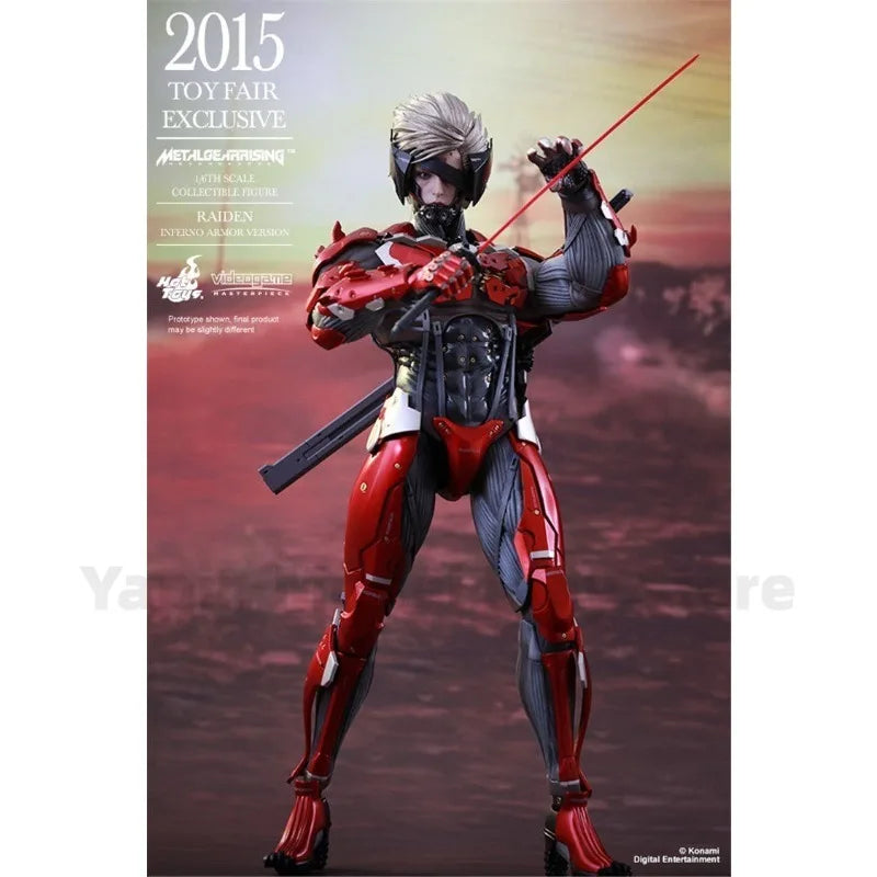 In Stock HOTTOYS HT 1/6 VGM19 Metal Gear Rising Red Thunder Venue Limited Edition Action Figure Model Gift Collection