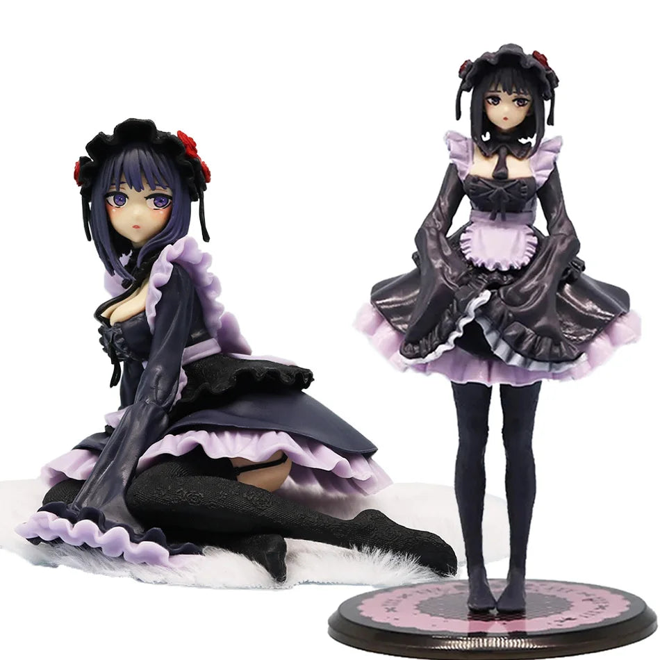 Фигурка My Dress-Up Darling Anime - Kitagawa Marin, костюм на черна камериерка, екшън фигурка, Shizuku Kuroe, колекция, модел играчка