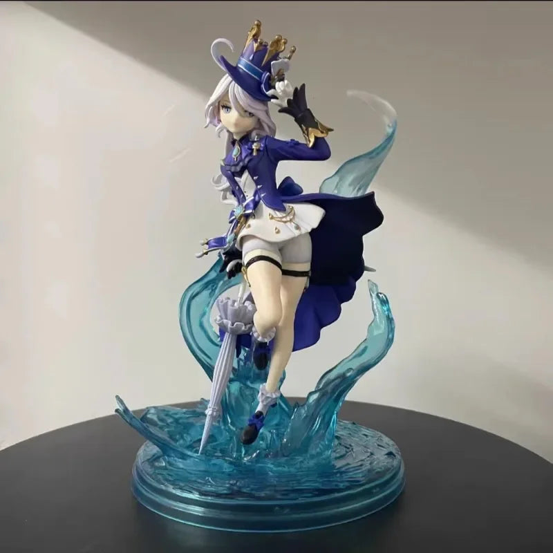 Mobile Game Furina Anime Ganyu Beautiful Girl Genshin Impact Figures Hu Tao Action Figure PVC Collection Birthday Decoration Toy