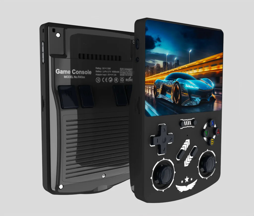 BOYHOM R40XX Handheld Game Console - Linux OS 4.2" IPS, 4000mAh, Open Source (ArkOS), Portable Retro Player for Xmas