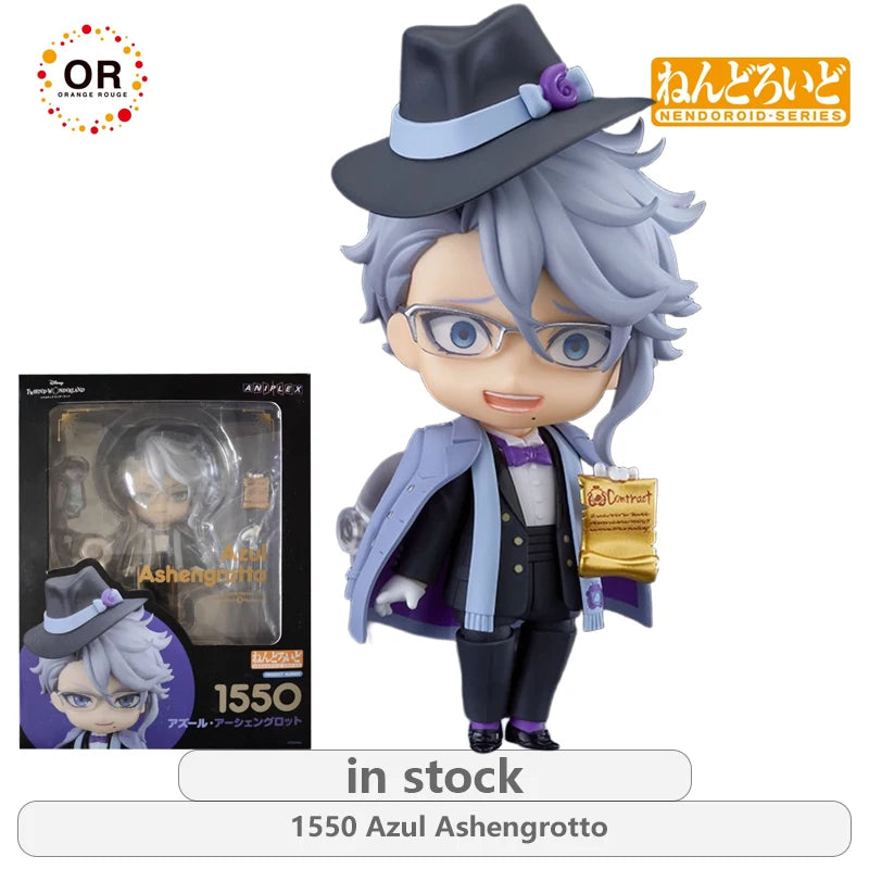 Orange Rouge Original NENDOROID Twisted Wonderland Series 1887 Floyd Leech\1886  Jade Leech Anime Action Figure Model Toys