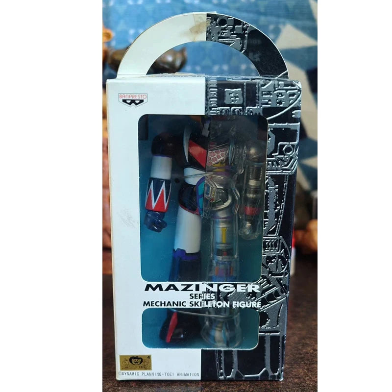 Bandai Genuine BANPRESTO MAZINGER SERIES MECHANIC SKELETON FIGURE UFO ROBOT GRENDIZER Anime Action Model Toy Gift Children Kid