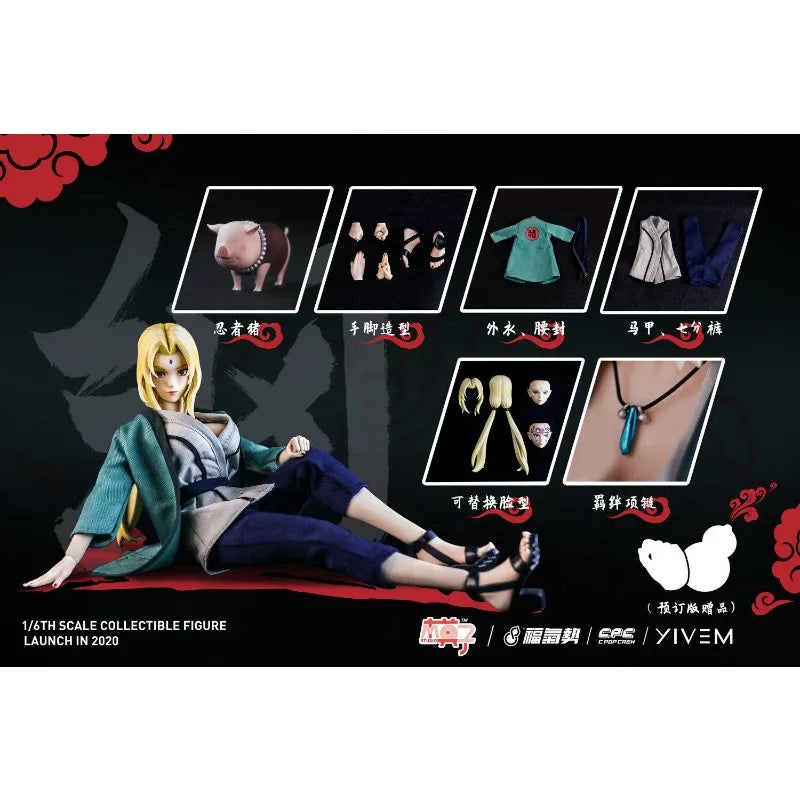MOZ STUDIO Original 1\6 Movable Model Series Naruto Tsunade\Chunye Sakura  Action Figure Model Toys Movable Model Gifts Fo Boys