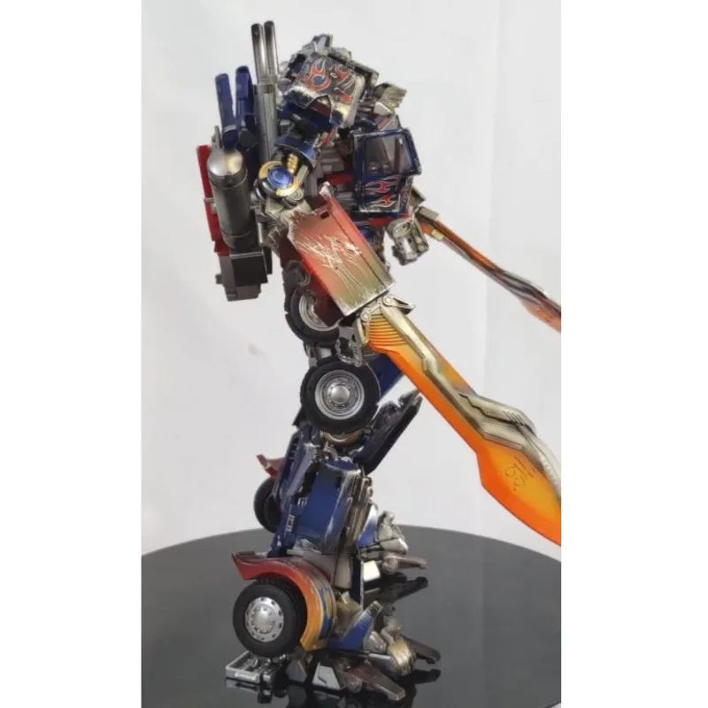 TOTOTOY BMB Custom Painted LS03 Battle Damaged Version Transformation Masterpiece OP Commander Action Figure Movie Model Car Toy