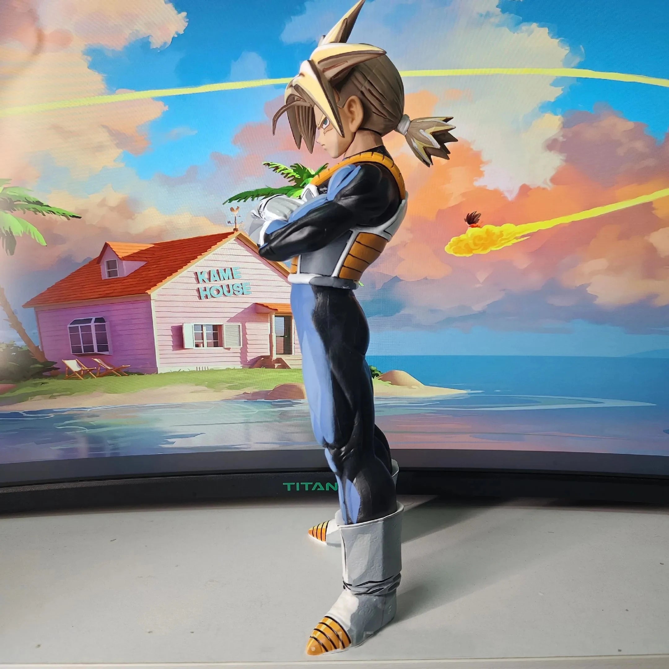 Dragon Ball Z Future Trunks SSJ Anime Figurine LK Model Standing Statue Collectable Ornament Action Figure Doll Boy Toy Gifts