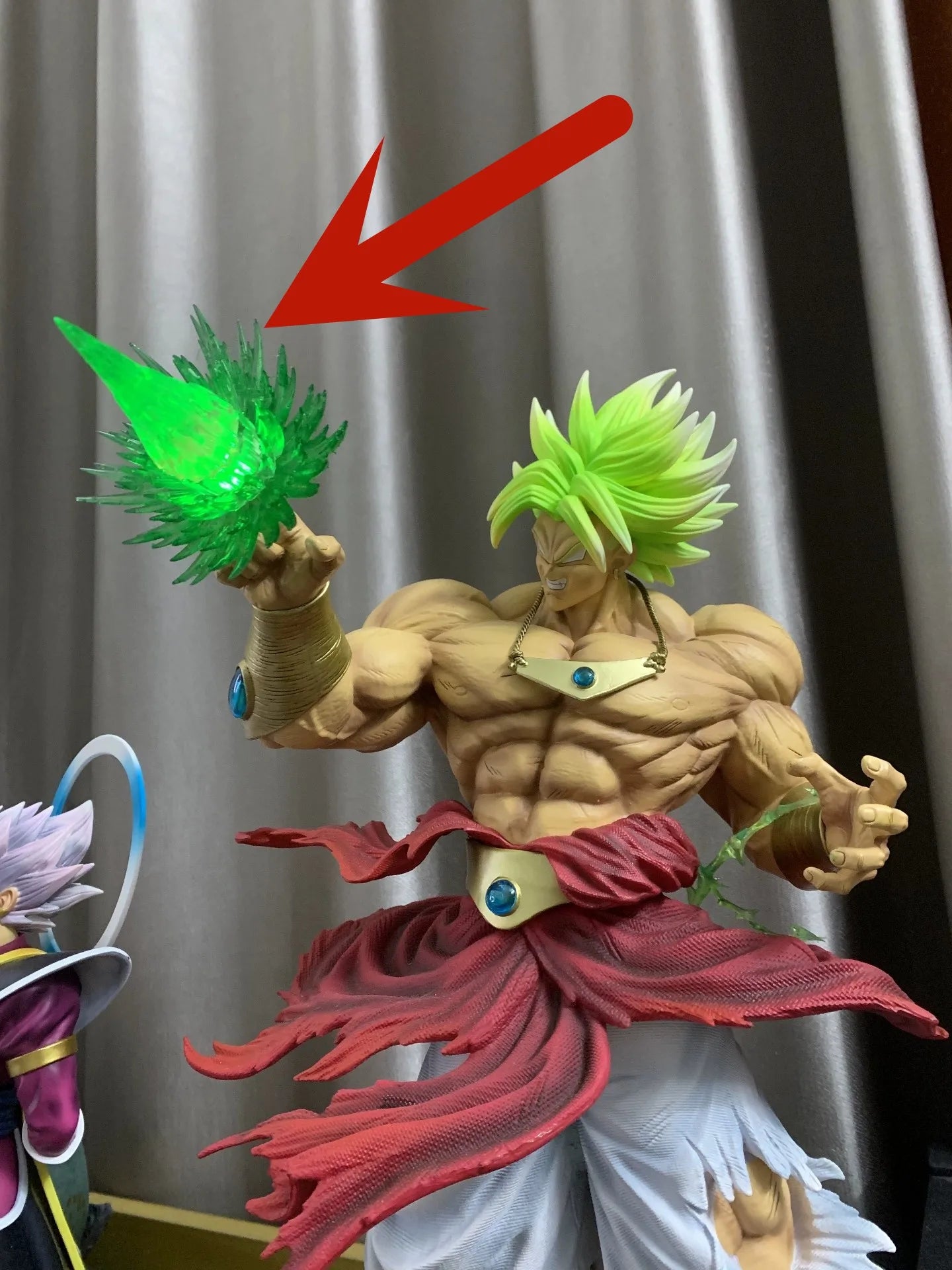 50CM Dragon Ball Brechen Kreis Broly Figur JT Statue Bruder Super Saiyajin GK Statue Modell Ornament Junge Geschenk