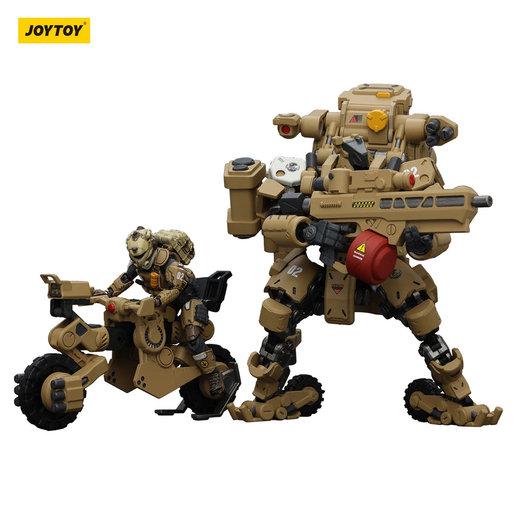 JOYTOY 1/25 Action Figure Fear XS Mech Tactical Assault Night Raid Anime figures Toys Military Model