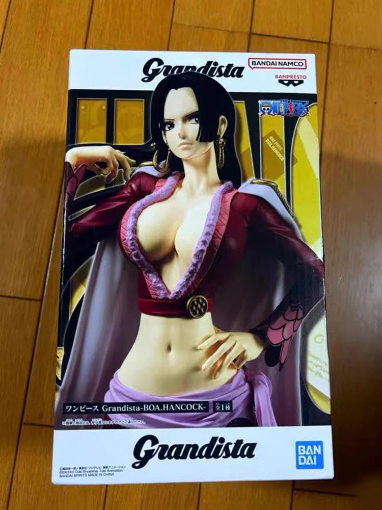 Bandai Original Banpresto 2026 ONE PIECE Grandista Boa Hancock Action Figures Anime Figuras Cartoon Model Kids Toys Juguete Gift