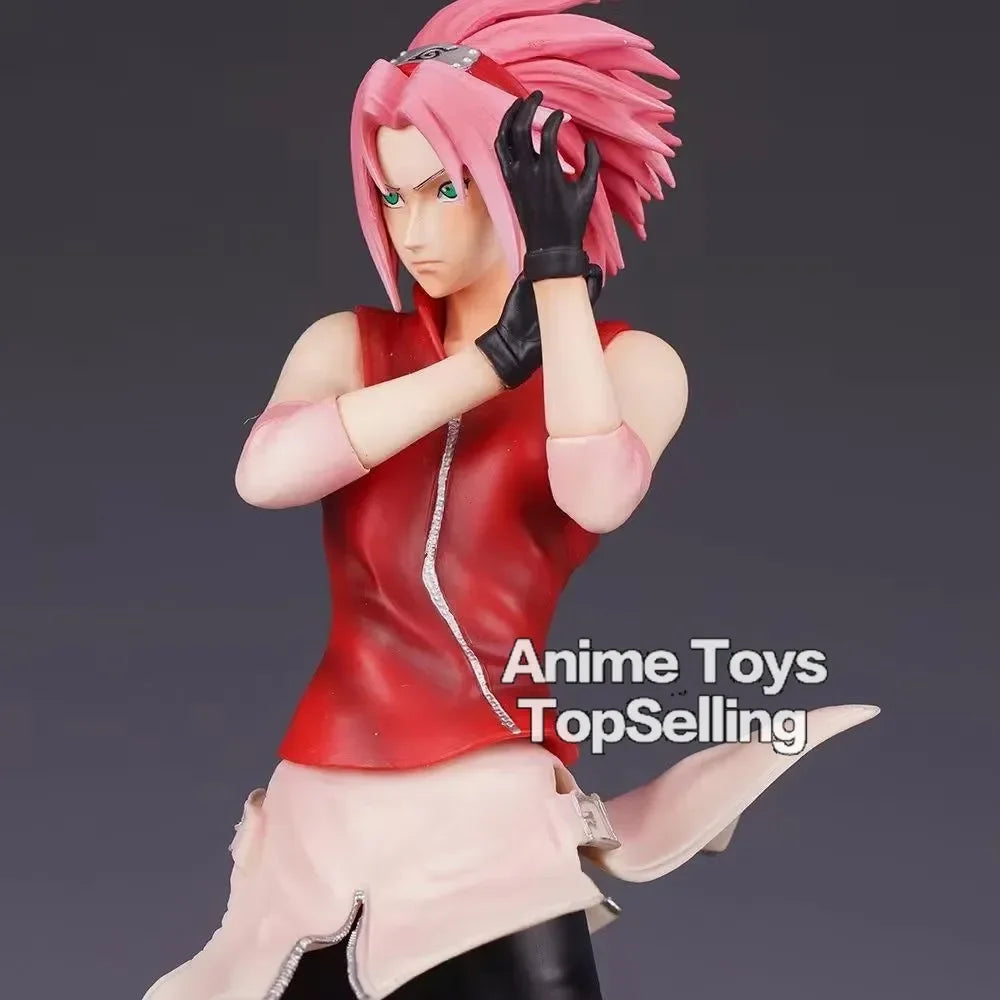 27,5 cm NARUTO Figur Haruno Sakura Figur PVC Hinata Statue Modell Sammlerspielzeug Geschenke