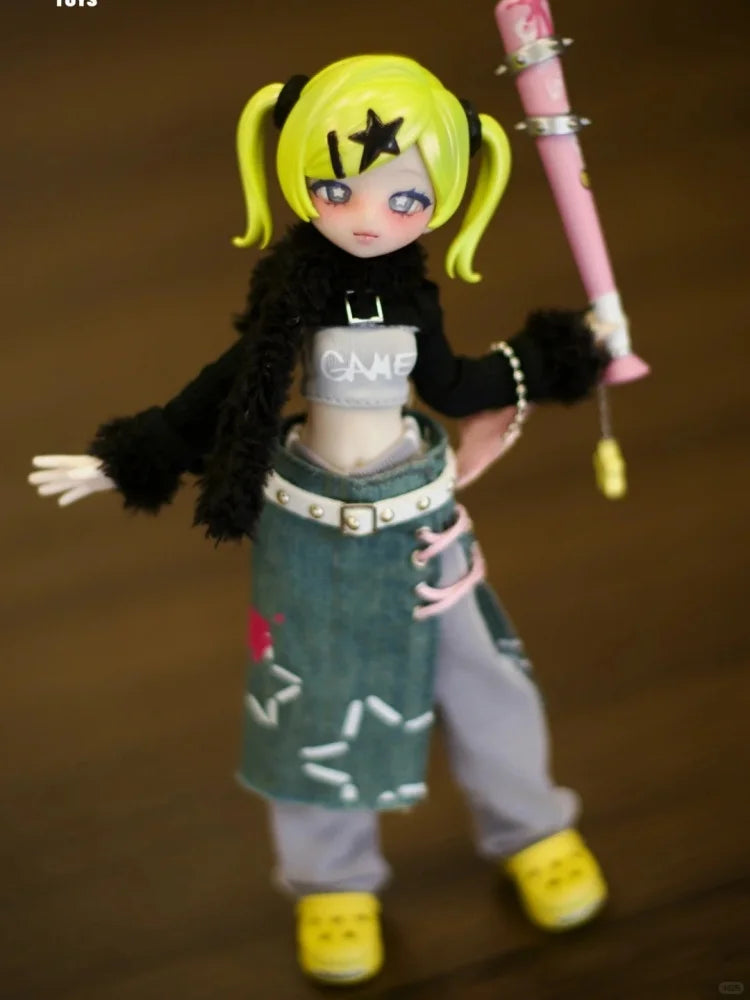 Eve Lynna Mjd Blind Box Doppelseitige Killer Serie Desktop Gelenk Action Figur Bewegliche Gelenke Ball Desktop Dekoration