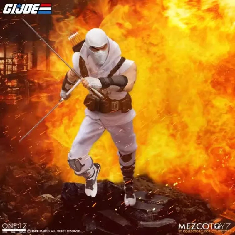 Mezco Original Special Forces GIJOE White Ghost Luxury Edition 1/12 6-inch Joint Movable Doll Model Toy Gift Collection in Stock