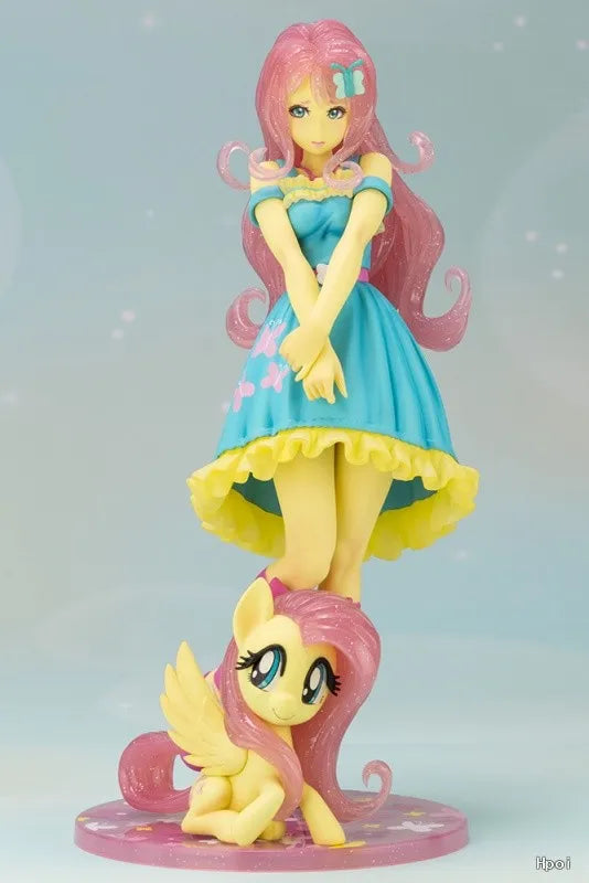 【FS】 KOTOBUKIYA Beautiful Girl Statue Series × Rainbow Pony Rou Rou Limited Edition Scale 1/7 Figures Models Toys Gifts