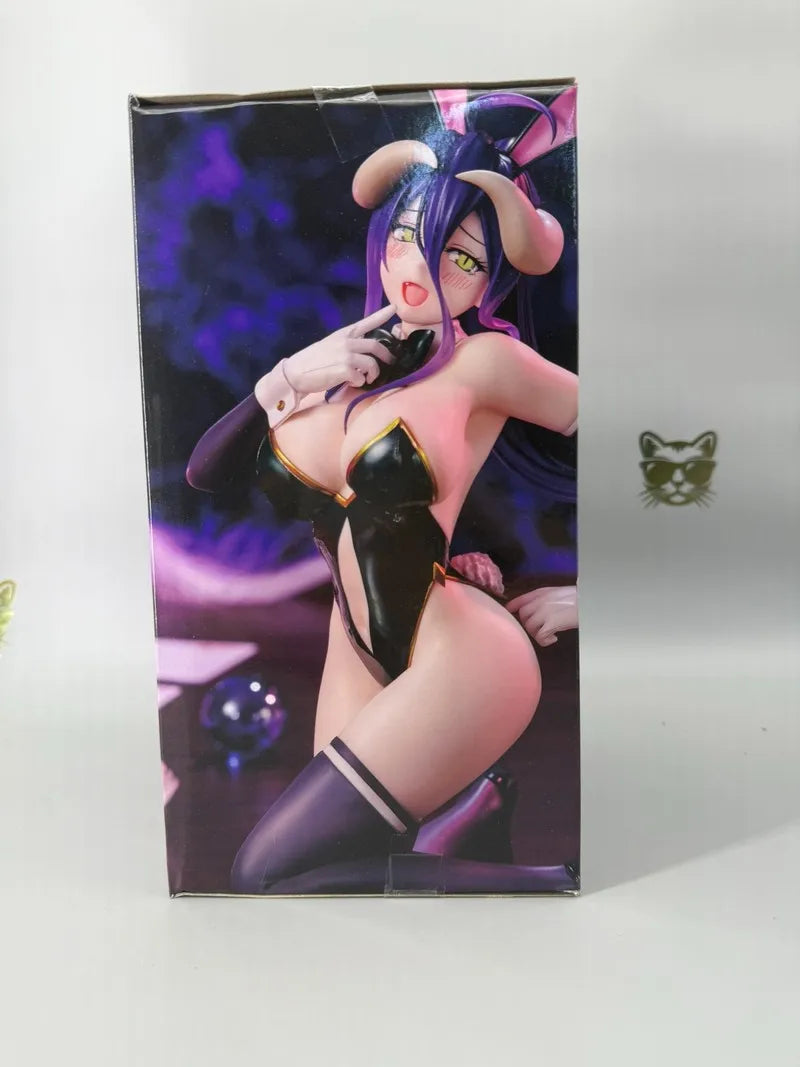 Original  TAITO OVERLORD One Seventh Carat Overlord Albedo Bunny Ver. 1/7 H=190mm Anime Character Model Figure toy