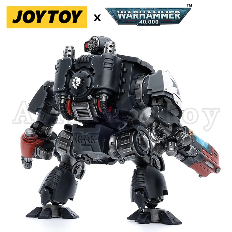 JOYTOY 1/18 Action Figure Mecha 40K Black T Redemptor Dreadnought Re-issue Version Anime Model Toy Gift