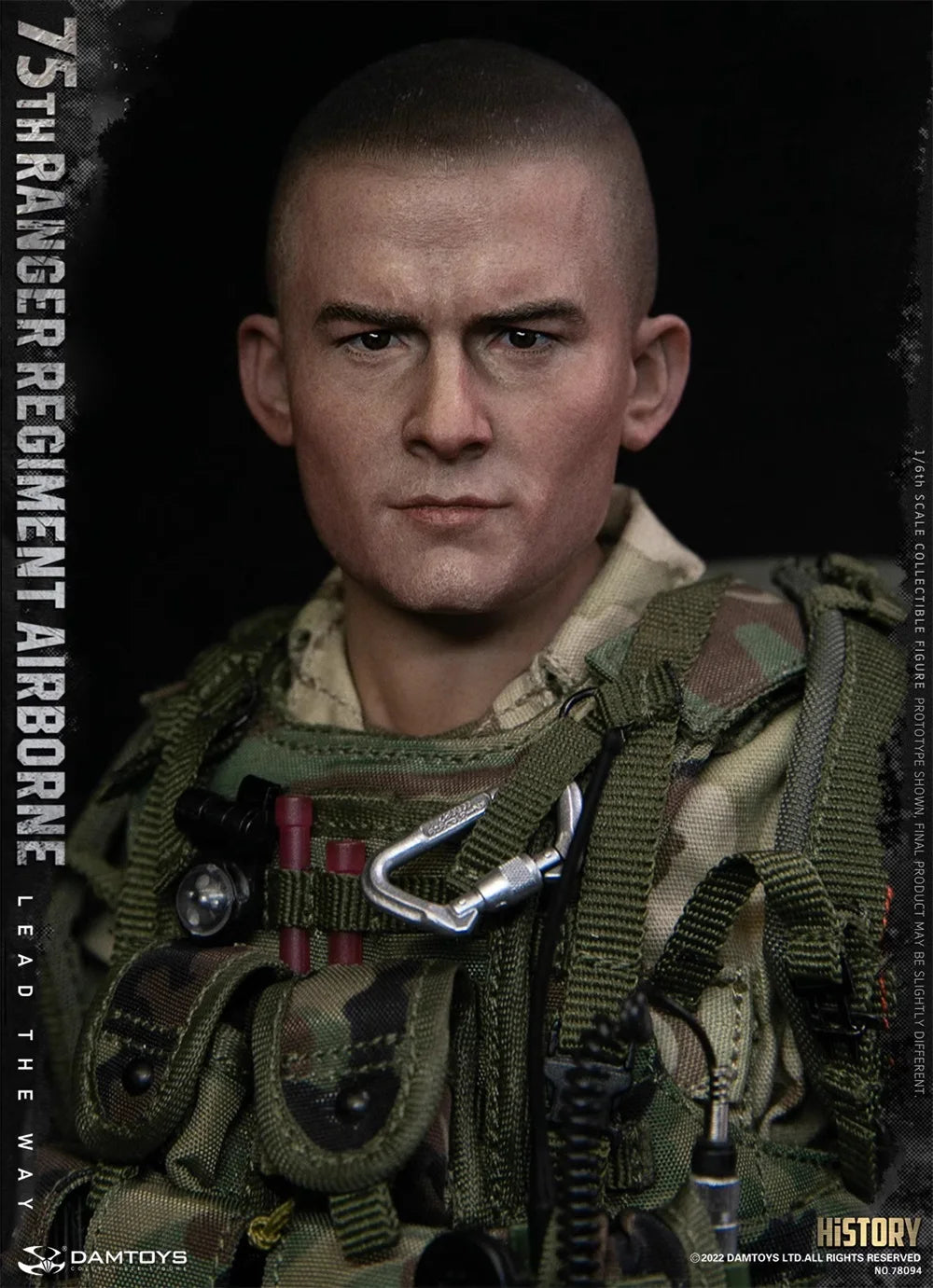 DAMTOYS DAM 78094 US.75th Ranger Armor Force Soldier Full Set Moveable Action Figure Gift For Fans Collect 1/6