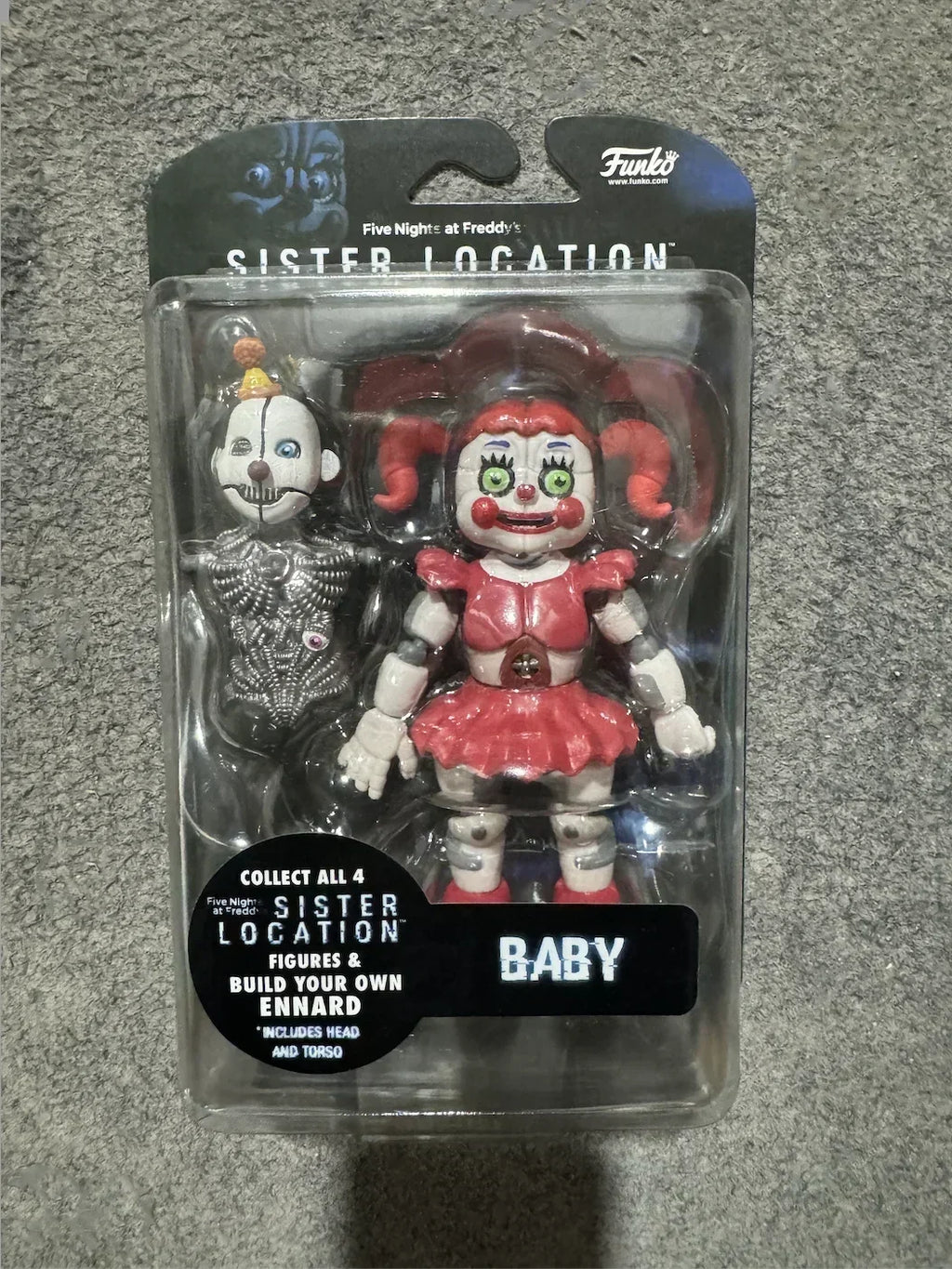 New Five-Inch FNAF Sister Location Action Figures Funtime Freddy Foxy Ballora