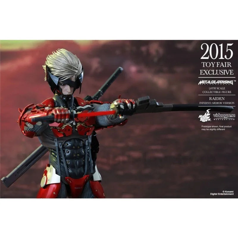In Stock HOTTOYS HT 1/6 VGM19 Metal Gear Rising Red Thunder Venue Limited Edition Action Figure Model Gift Collection
