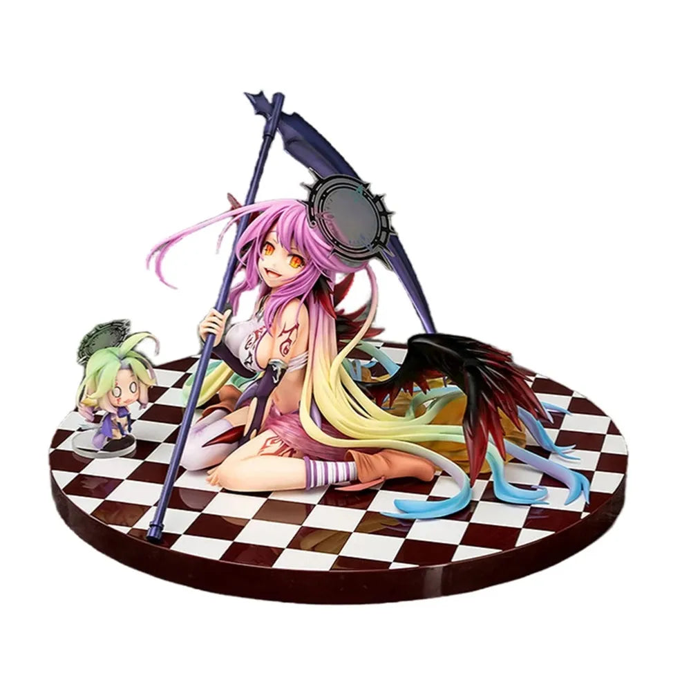 Phat Great War Ver Anime PVC Actionfigur Zero Azriel Shiro Jibril 1/7 Sammlermodell Puppenspielzeugspiel
