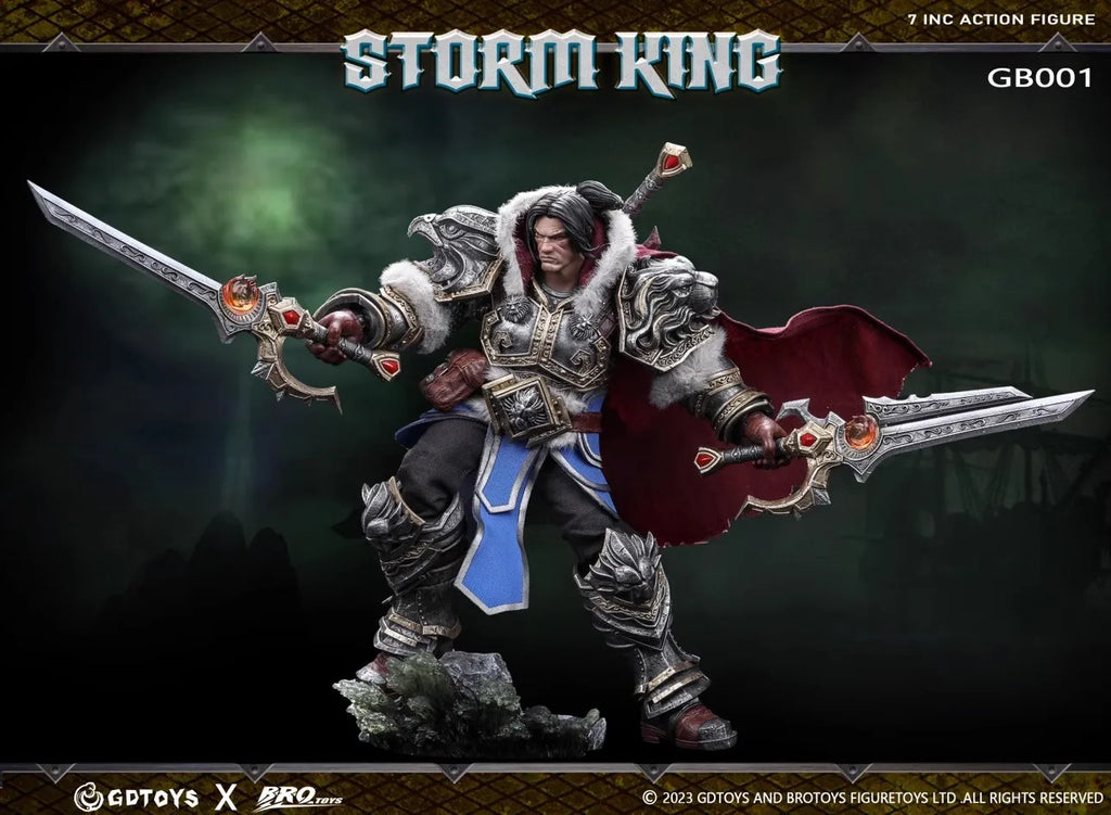 In Stock Originate GDTOYS x BROTOYS Varian Wrynn Movable Model Toys Collection 1/12 SCALE COLLECTION FIGURE STORM KING