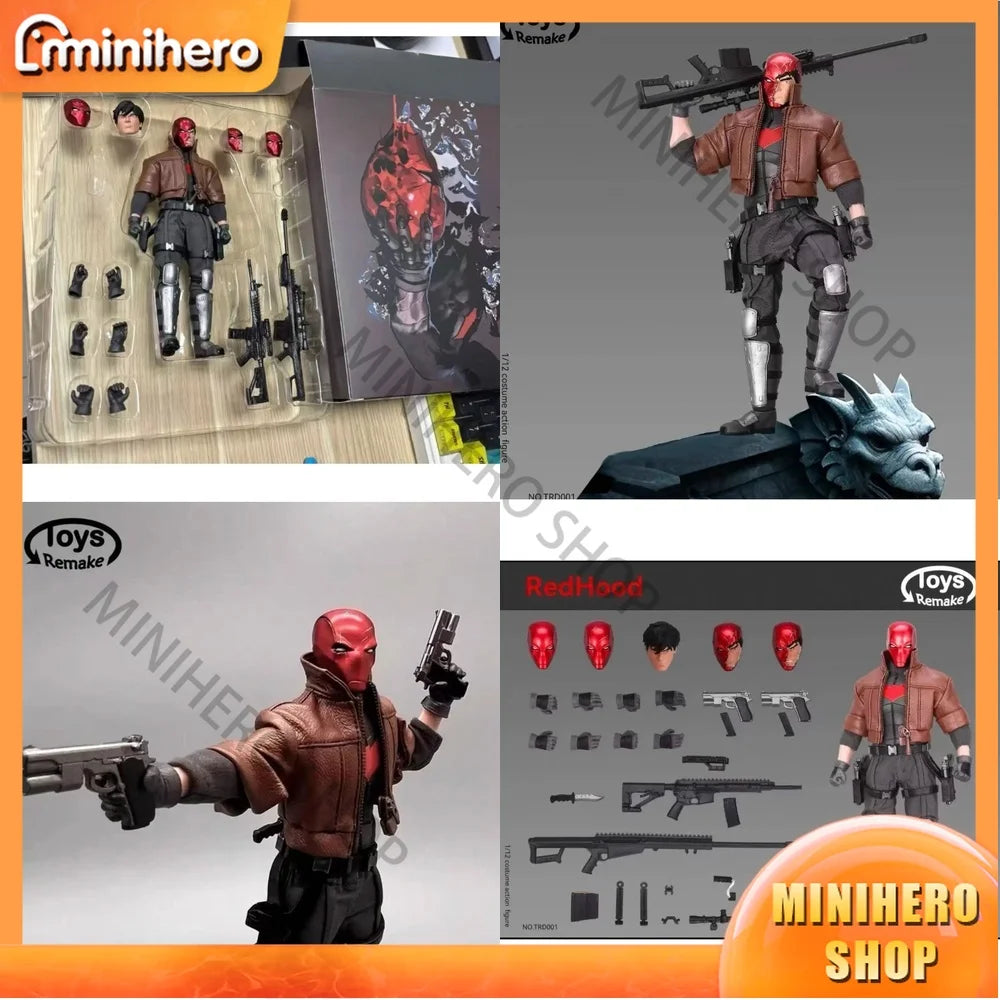 In Stock Red Riding Hood TRD001 Toy Remake 1/12 Scale Soldier Action Figure Set with Fabric Outfit Collectible Gift