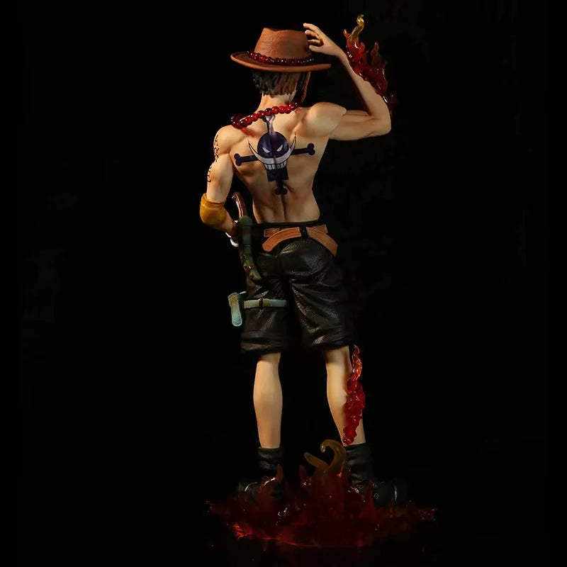 23cm Anime Ace Figure One Piece  Action Figurine PVC Collectible Statue Model Toys Gifts