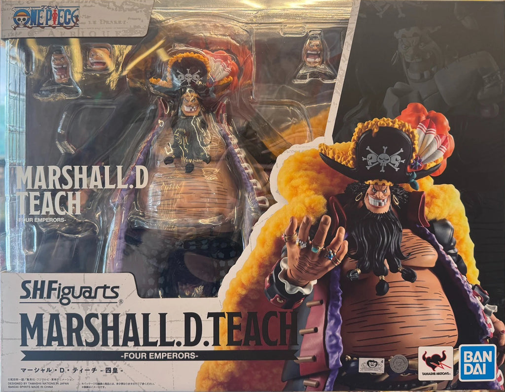 Bandai S.H.Figuarts Marshall D. Teach - The Four Emperors Blackbeard 24CM PVC Figure Highly Detailed Collectible Model Toy Gift