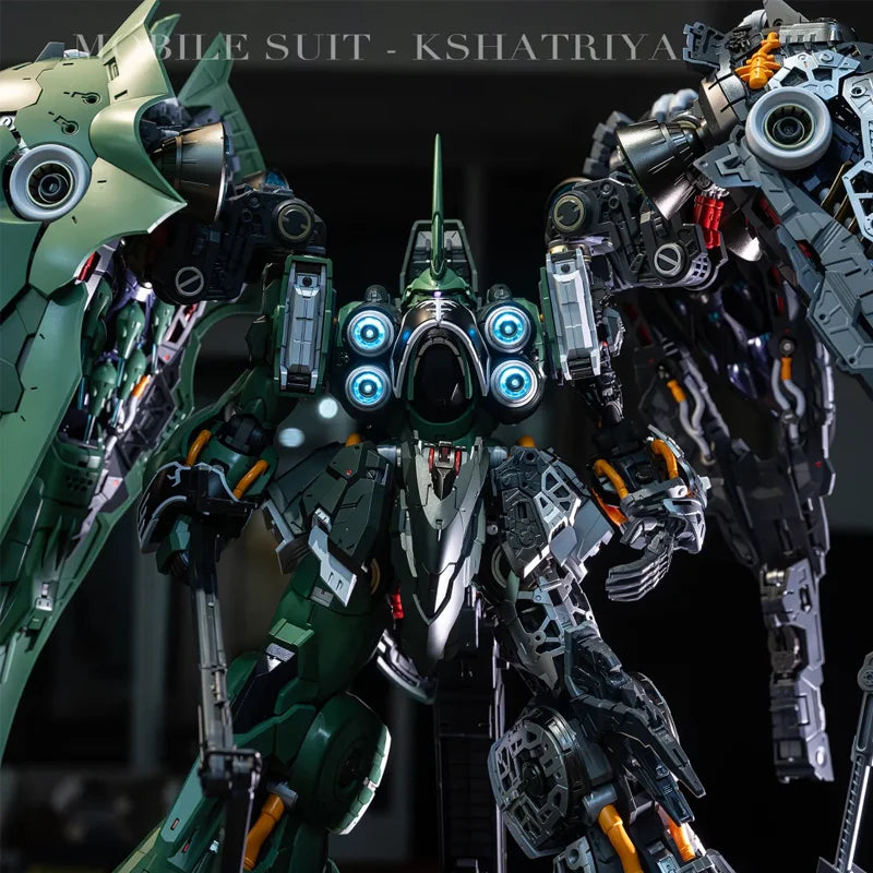 1/100 Scale Plastic Model Kit Plastic Model Kit Solomon Axis Model Toys Kshatriya "Big Green Pepper" Wings Of Osiris Mecha