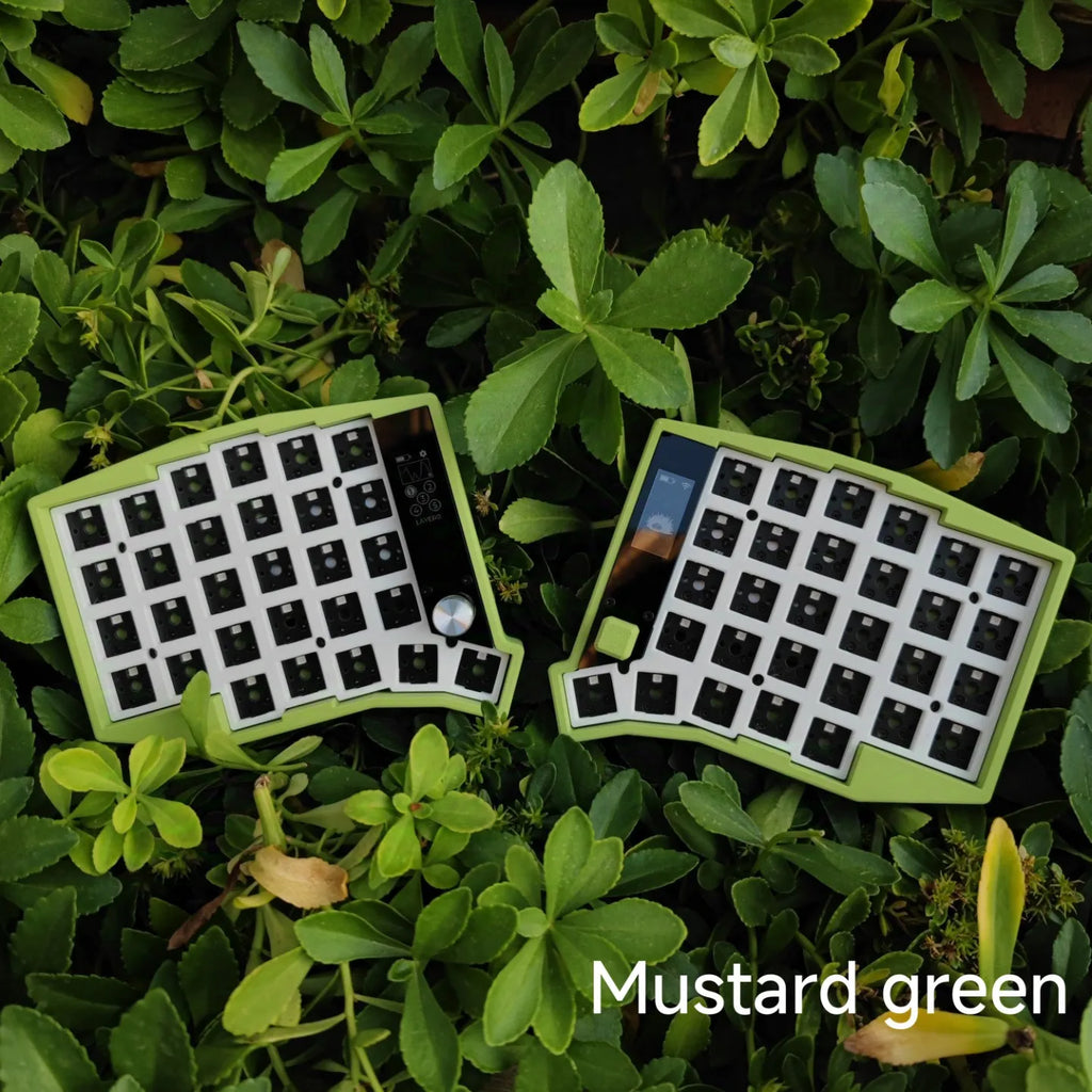 Sofle Split Keyboard Kit Dual Mode Wired Bluetooth Wireless Split Keyboard Kit Customized 58 Keys Hot Swap with Screen Knobs ZMK