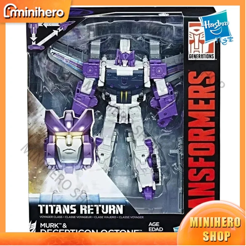 In Stock Original Hasbro Transformers Generations Titans Return Murk Decepticon Octone Articulated Super Action Figure