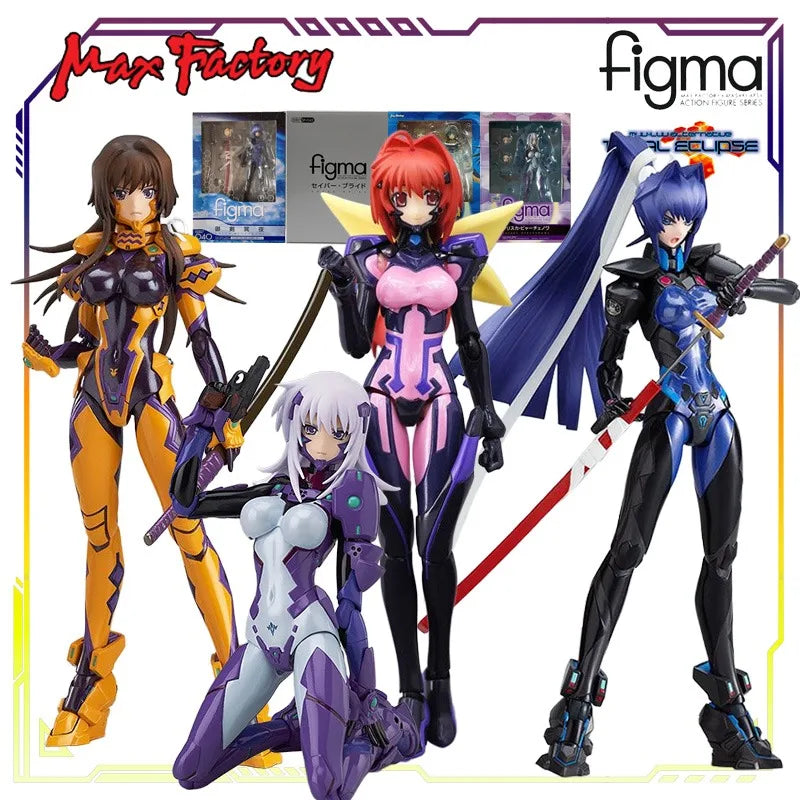 Max Factory Original Figma Muv-Luv Alternative Series Huang Wei Yi Anime Action Figure Model Toys Movable Model Gifts Fo Boys