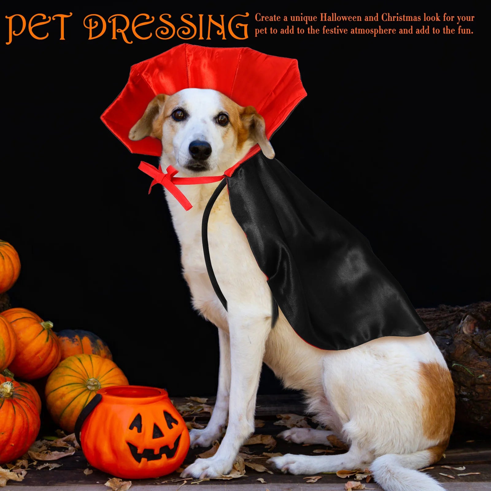 Halloween Costume For Medium Dogs Pet Cloak Dog Costumes Halloween Costume Birthday Dress Pet Vampire Apparel Spooky Capes