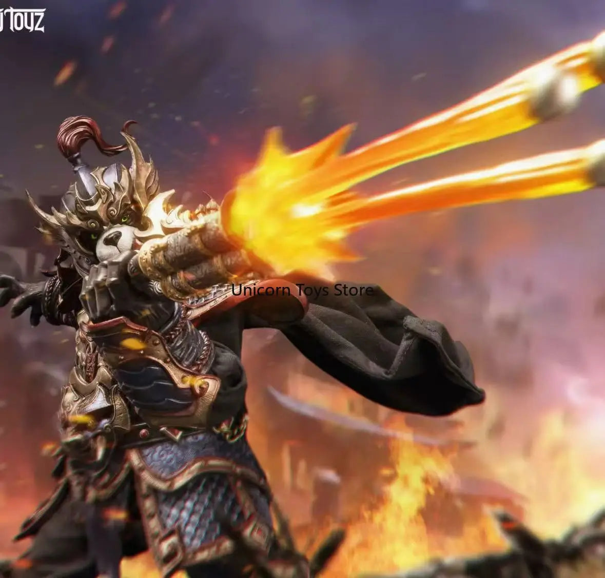 Spot Goods  2025 Limited Edition METYTOYZ Adventurer World Zhennan Cavalry General Pandaman Wu Qinglong Model Figure
