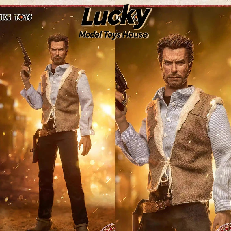SNAKE TOYS Deluxe Version SCB01 1/6 The Western Cowboy The Good Clint Man Cloth Action Figure Peaceful Protector 12inch Soldier