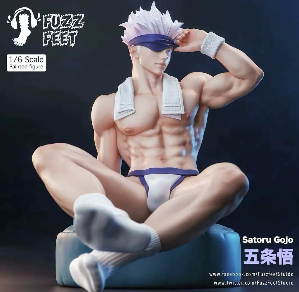 Pre-sale: Fuzzfeet Satoru Gojo Limited Edition Statue, Sexy, Trendy and Cool, Ornament, Collection