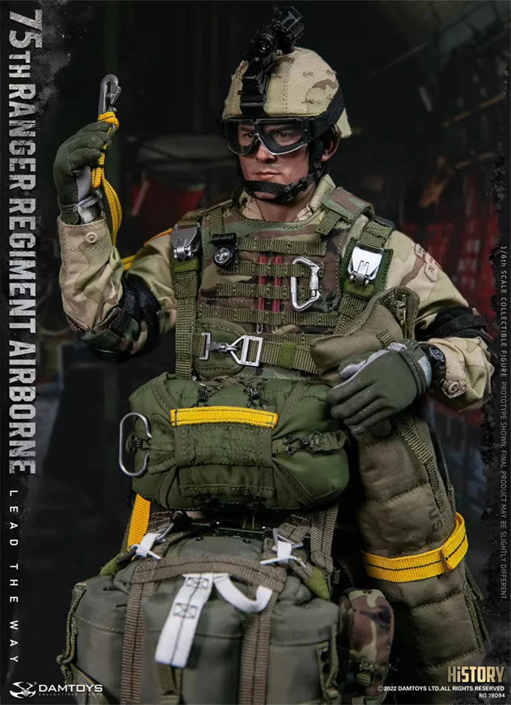 1/6 DAMTOYS DAM 78094 US. 75th Ranger Soldier Regiment Army Man Full Set Action Figure Gift For Fans Collect