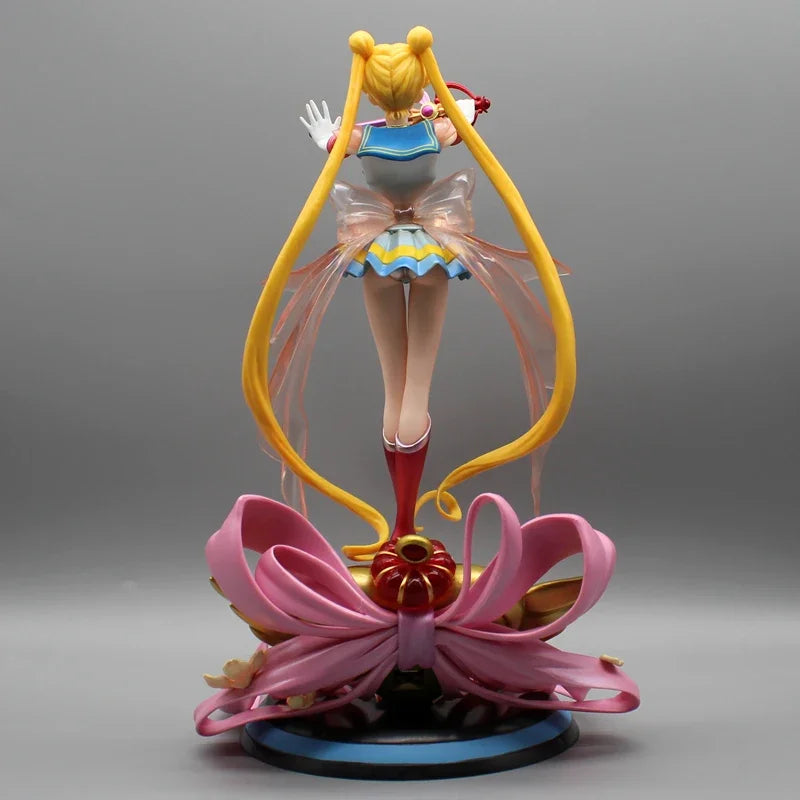 35cm Moon Anime  Figure Tsukino Usagi  Action Figurine Pvc Statue Model Collection Decor Toys kids Christmas Gifts