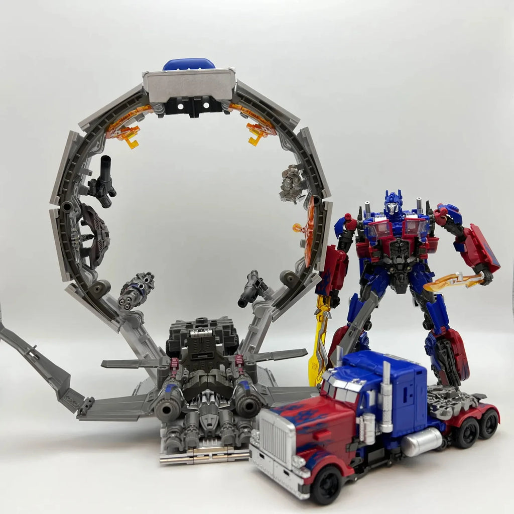 Transformationsspielzeug Baiwei Optimus Commander Robot TW1022 Anhänger Modell CY01 Taktischer Container TW1122 Action Deformationsfigur