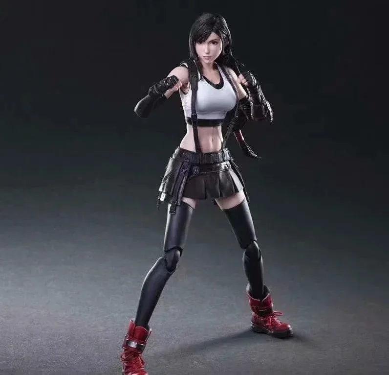 Final Fsy 7 Newest Version Play Arts Kai Tifa Lohart Anime Figure Collectible Toy Boxed In-Sto for Adult Fans