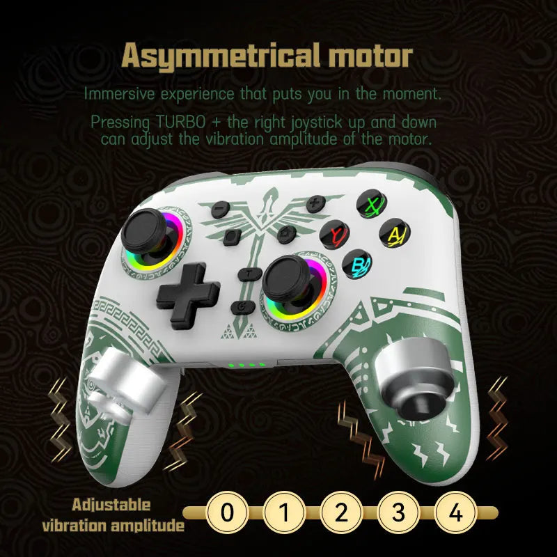 Wireless Gamepad For Pro Switch Elite BT Controller for Switch OLED/Lite Joystick For PC/Steam Deck With 6 Axis