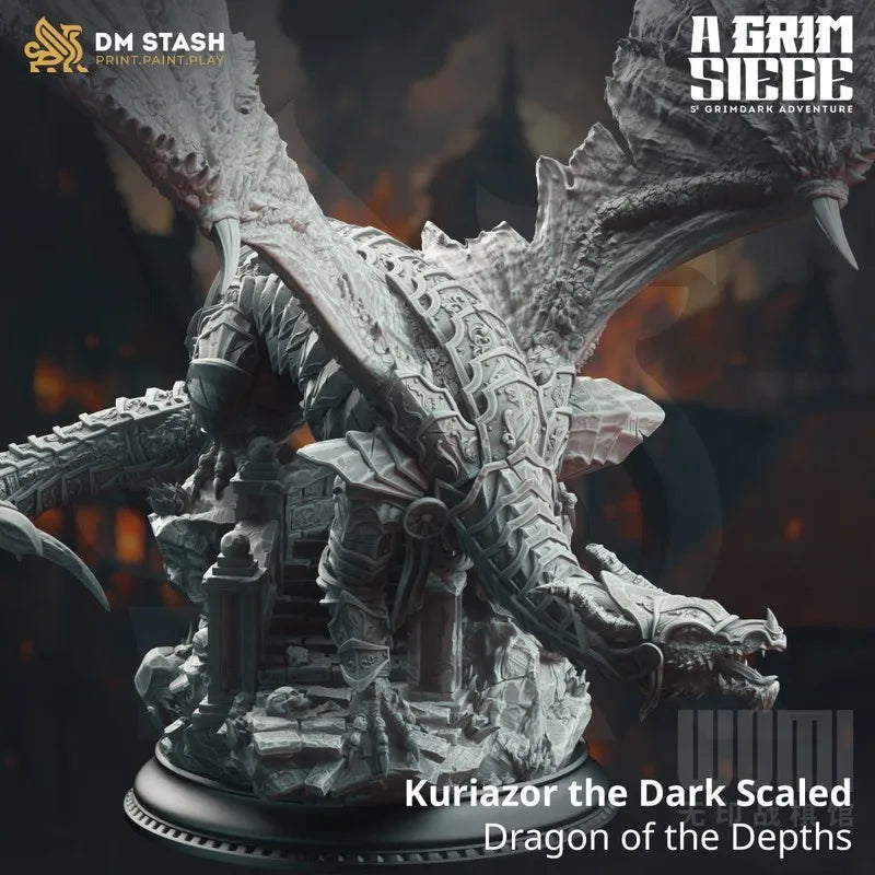 Original 3d Printed Knight'S Siege Series Wizard Angel Human Orc Half-Elf Dragon D&D Miniatures Action Figure Decoration Model