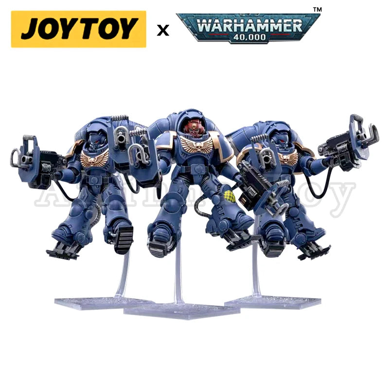 JOYTOY 1/18 Action Figure (3PCS/SET) 40K Primaris Inceptors Anime Collection Military Model