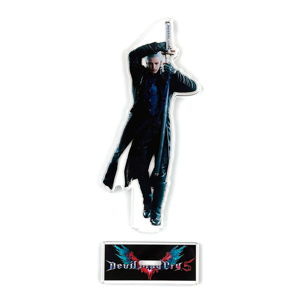 Devil Cry 5 Vergil DMC Acryl-Aufsteller Figur Modell Tellerhalter Tortenaufsatz Anime