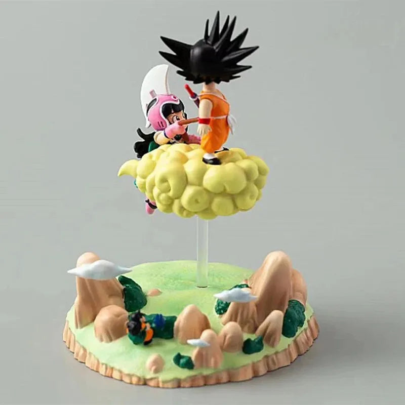 8 cm/3,14 in Anime Dragon Ball Z Figur Goku &amp; Chichi Figur Statue Sammler Modell Spielzeug Geschenk
