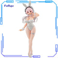 In Stock FuRyu Original Genuine Super Sonico BiCute Bunnies Figure Pearl White Ver. 30cm Sexy Collections Model Toy Figures Gift