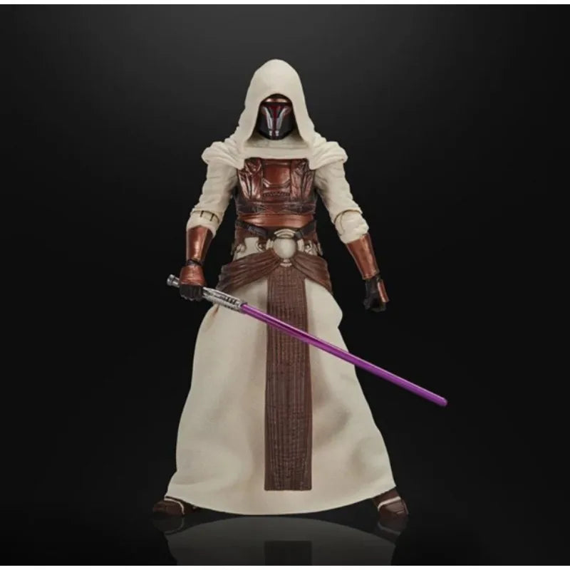 Original Hasbro Star Wars The Black Series Gaming Greats Jedi Knight Revan Anime Figure Collection Model Toy