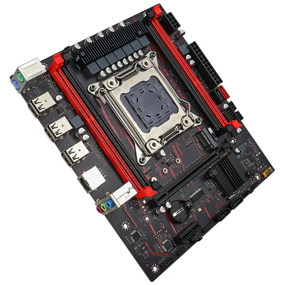 SOYO X79 Spiel Motherboard LGA 2011 Set mit E5 2650 V2 CPU 32G【16G * 2】DDR3 ECC RAM Speicher M.2 NAME Computer komponenten Mainboard
