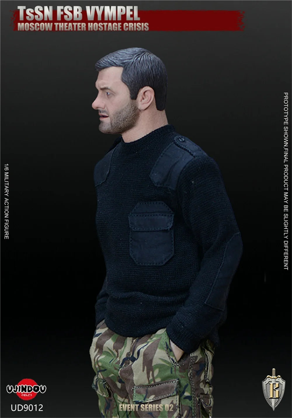 1/6 UJINDOU UD9012 The Russian Soldier Doll Man Male Full Set Moveable Action Figure Gift For Fans Collect About 12"