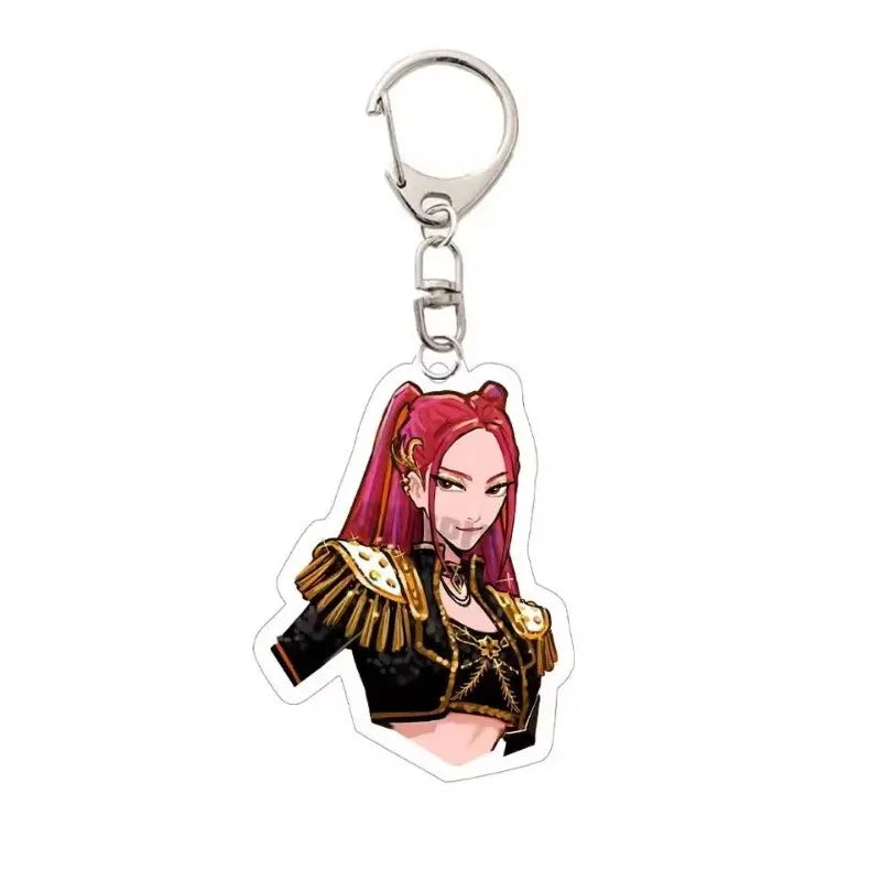 Anime Kpop Demon Hunter Standing Brand Acryli Rumi Mira Zoey Goods Model Standing Brand Toys Ornament Fashion Home Decor Gift