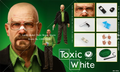Black 8 Toys BK-006 1/6 Collectible Toxic White Action Figure Breaking Bad Chemical Teacher Great Villain Delicate 12" Soldier